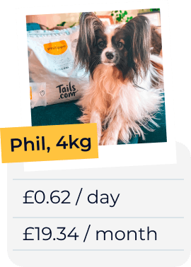 Tails up dog outlet food price